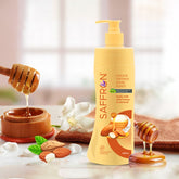 VI-JOHN Saffron Natural Fairness Body Lotion Body Milk with Honey & Almond | Deep Nourishment & Radiant Glow | For All Skin Types | 400ml